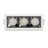 LED Spot süllyesztett lámpatest 12W 2700K Fix SMD SAMSUNG CHIP 12'D VT-2-12 V-TAC