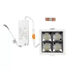 LED Spot süllyesztett lámpatest 16W 5700K Fix SMD SAMSUNG CHIP 12'D VT-2-16 V-TAC