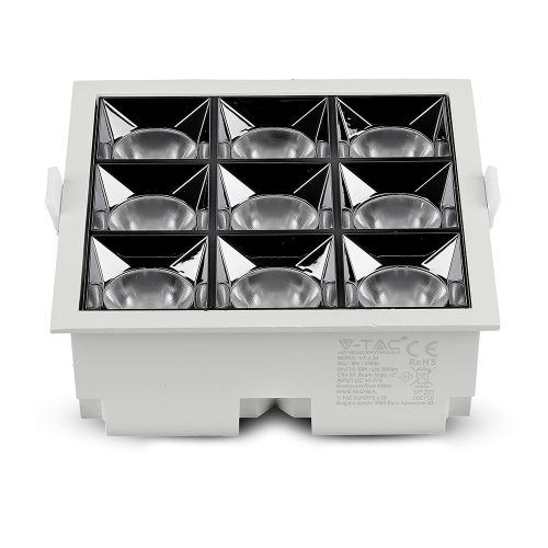 LED Spot süllyesztett lámpatest 36W 5700K Fix SMD SAMSUNG CHIP 12'D VT-2-36 V-TAC