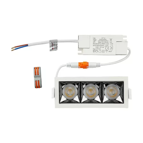 Süllyesztett LED spotlámpa 12W 2700K SMD SAMSUNG CHIP 38'D - 5 év garancia VT-2-12 V-TAC