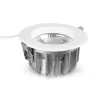 Süllyesztett LED Spot lámpatest 10W 6400K Fix COB VT-26101 V-TAC