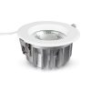 Süllyesztett LED Spot lámpatest 20W 6400K Fix COB VT-26201 V-TAC