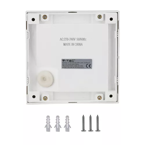 LED lépcsőházi lámpa 2W 3000K négyzet alakú fehér lépcsőlámpa VT-1152 V-TAC