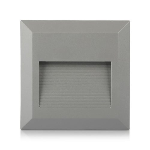 LED lépcsőlámpa 2W 4000K négyzetszürke lépcsőlámpa VT-1152 V-TAC