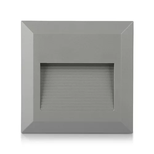 LED lépcsőlámpa 2W 4000K négyzetszürke lépcsőlámpa VT-1152 V-TAC