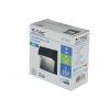 LED lépcsőlámpa 3W 3000K négyzetes fekete lépcsőlámpa VT-1172 V-TAC