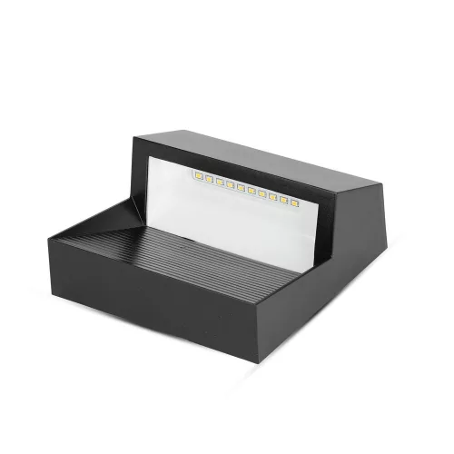 LED lépcsőlámpa 3W 3000K négyzetes fekete lépcsőlámpa VT-1172 V-TAC