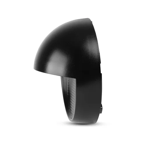 LED lépcsőházi lámpa 3W 3000K kerek fekete lépcsőlámpa VT-1182 V-TAC