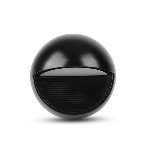 LED lépcsőházi lámpa 3W 4000K kerek fekete lépcsőlámpa VT-1182 V-TAC
