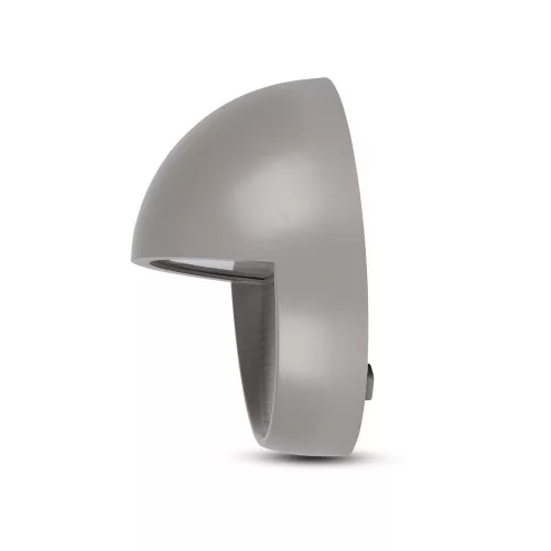 LED lépcsőházi lámpa 3W 4000K kerek szürke lépcsőlámpa VT-1182 V-TAC