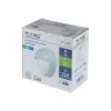 LED lépcsőházi lámpa 3W 3000K kerek fehér lépcsőlámpa VT-1182 V-TAC