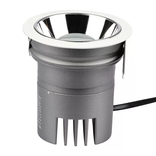 Süllyesztett LED spotlámpa 10W 4000K COB 0-27'D VT-2911 V-TAC