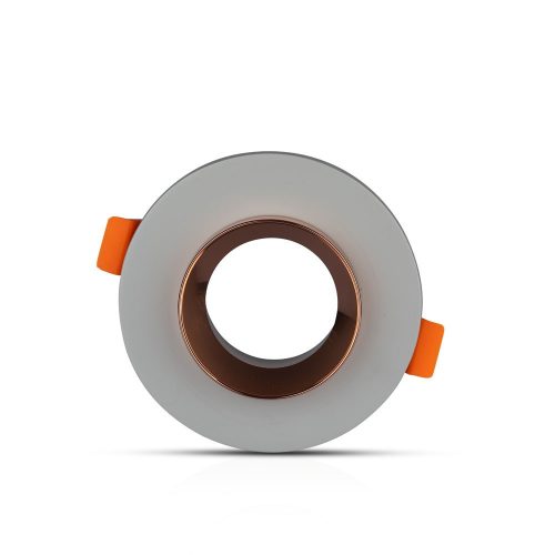 Süllyesztett mennyezeti lámpatest GU10, kerek szürke/rózsa arany VT-862 V-TAC - 5 év garancia