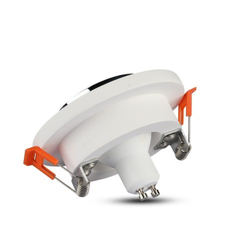 Süllyesztett mennyezeti lámpatest GU10 fűzőlyuk, kerek fehér/króm VT-862 V-TAC - 5 év garancia