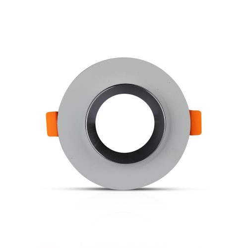 Süllyesztett mennyezeti lámpatest GU10 fűzőlyuk, kerek szürke/króm VT-862 V-TAC - 5 év garancia