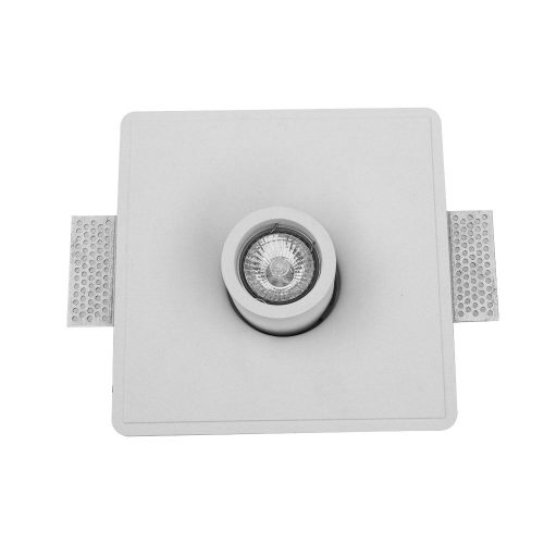 Süllyesztett mennyezeti lámpatest, GU10 fűzőlyuk, négyzet alakú, fehér VT-863 V-TAC - 5 év garancia