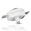Süllyesztett mennyezeti rögzítő GU10 fűzőlyukkal, kerek fehér/fekete VT-866 V-TAC - 5 év garancia
