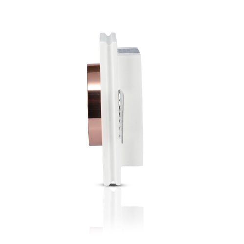 Süllyesztett mennyezeti lámpatest GU10 szemszög, négyzet alakú fehér/rózsa arany VT-866 V-TAC - 5 év garancia