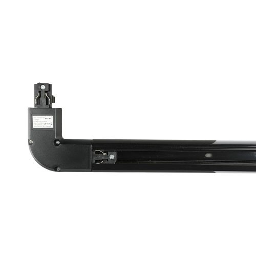 L-sarok síncsatlakozó, 3 fázisú, fekete sínlámpa V-TAC