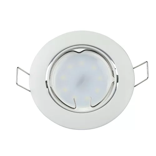 Süllyesztett mennyezeti lámpatest GU10 kerek fehér VT-779 V-TAC