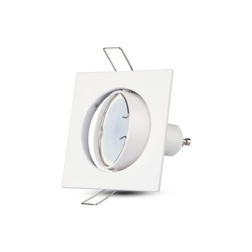 Süllyesztett mennyezeti lámpatest GU10 négyzet, fehér VT-779 V-TAC