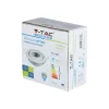 Mennyezeti lámpatest süllyesztett GU10 kerek fehér VT-780 V-TAC