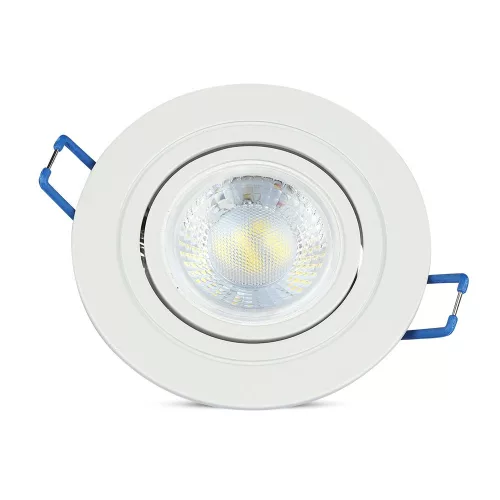 Mennyezeti lámpatest süllyesztett GU10 kerek fehér VT-782 V-TAC