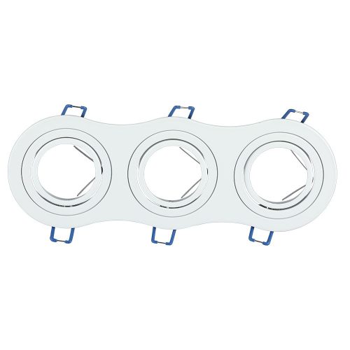 Süllyesztett mennyezeti lámpatest 3 GU10 fehér VT-784 V-TAC