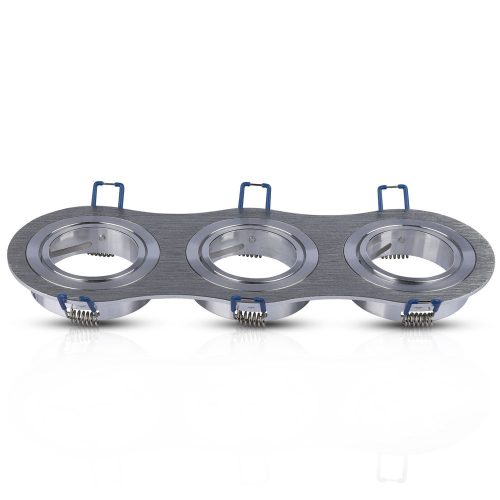 Mennyezetre szerelhető lámpatest 3xGU10 kerek alumínium VT-784 V-TAC