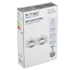 Süllyesztett mennyezeti lámpatest 2xGU10 Négyzet Fehér VT-783 V-TAC