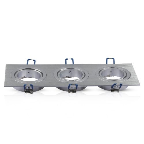 Süllyesztett mennyezeti lámpatest GU10 négyzet alakú alumínium VT-784 V-TAC