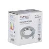 Süllyesztett mennyezeti lámpatest GU10 kerek szatén nikkel VT-774 V-TAC