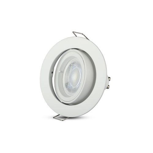 Mennyezeti lámpatest süllyesztett GU10 kerek fehér VT-775 V-TAC