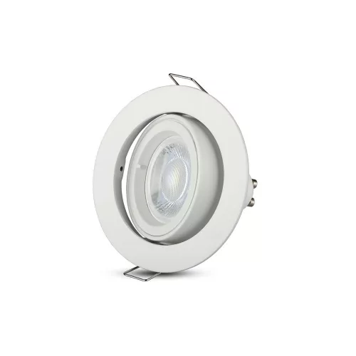 Mennyezeti lámpatest süllyesztett GU10 kerek fehér VT-775 V-TAC