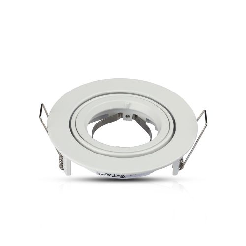 Mennyezeti lámpatest süllyesztett GU10 kerek fehér VT-775 V-TAC