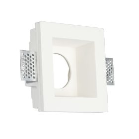   Mennyezeti lámpatest süllyesztett GU10 négyzet, fehér VT-763 V-TAC