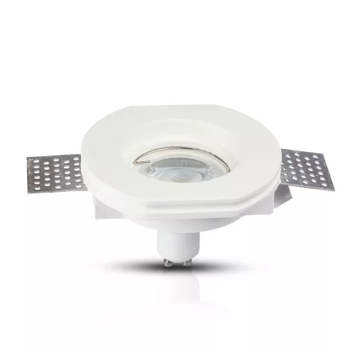 Mennyezeti lámpatest süllyesztett GU10 kerek fehér VT-764 V-TAC