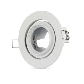   Mennyezeti lámpatest süllyesztett GU10 kerek fehér VT-700 V-TAC