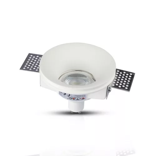 Mennyezeti lámpatest süllyesztett GU10 kerek fehér VT-859 V-TAC