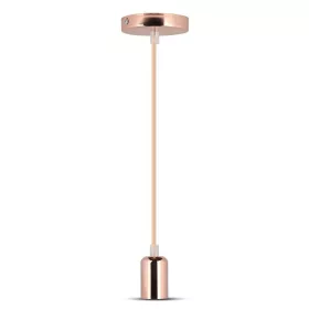   Függesztett lámpa E27 lámpatest króm ernyő Rose Gold VT-7448 V-TAC