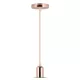 Függesztett lámpa E27 lámpatest króm ernyő Rose Gold VT-7448 V-TAC