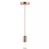 Függesztett lámpa E27 lámpatest króm ernyő Rose Gold VT-7448 V-TAC