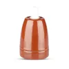 Függesztett lámpa E27 lámpatest, porcelán ernyő, barna VT-799 V-TAC