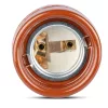 Függesztett lámpa E27 lámpatest, porcelán ernyő, barna VT-799 V-TAC