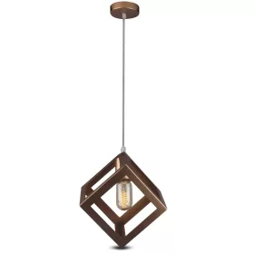   Függesztett lámpa E27 rögzítő geometriai pezsgő arany VT-7161 V-TAC
