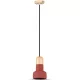 Függesztett lámpa E27 Fixture Beton búra piros D:125 VT-7125 V-TAC
