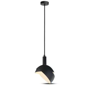   Függesztett lámpa E14 Fixture Mozgatható búra fekete VT-7100 V-TAC