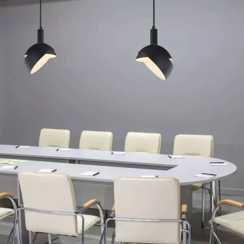 Függesztett lámpa E14 Fixture Mozgatható búra fekete VT-7100 V-TAC