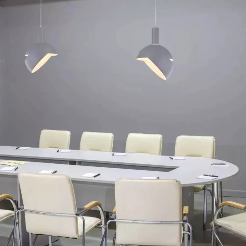 Függesztett lámpa E14 szerelvény Mozgatható búra szürke VT-7100 V-TAC