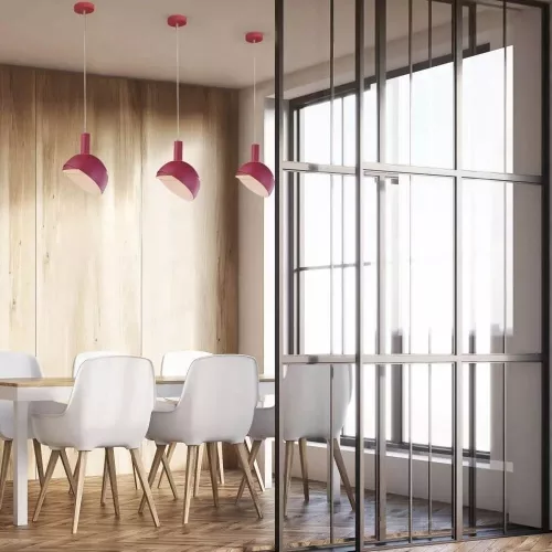 Függesztett lámpatest E14 Mozgatható búra rózsaszín VT-7100 V-TAC